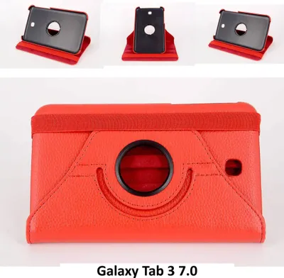 Zdjęcie produktu dla Czerwone etui Samsung do tabletu Galaxy Tab 3 7.0