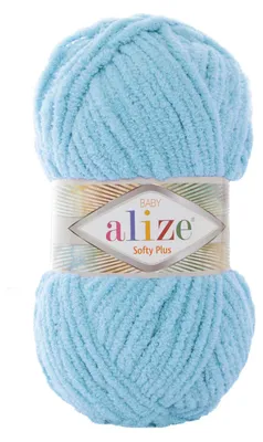 100g Kuschelgarn Alize Softy Plus Baby Babywolle hellblau