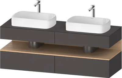 Produktbild von DURAVIT QA4779030490000 QAT KWTU WH Ek. 1600x550x600 Gt Mt.