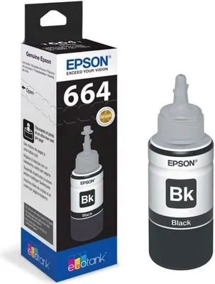 Produktbild von Epson ECOTANK T6641 Tintenpatrone, Schwarz, 11000 Seiten, Ultrahohe Kapazität