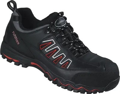Produktbild von RUNNEX® S3-Sicherheitshalbschuhe LightStar, Schwarz/Rot