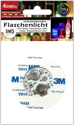 Produktbild von Selbstklebende Led Flaschen Beleuchtung Ø 6 cm | Flaschenlicht