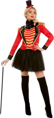 Produktbild von Smiffys - "Deluxe" Kostüm - Damen SM2035 (XS) (Rot/Schwarz)
