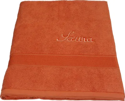 Produktbild von Betz Saunatuch Saunahandtuch Saunatücher FRANCE 100% Baumwolle Größe 80x200 cm  Farbe - orange
