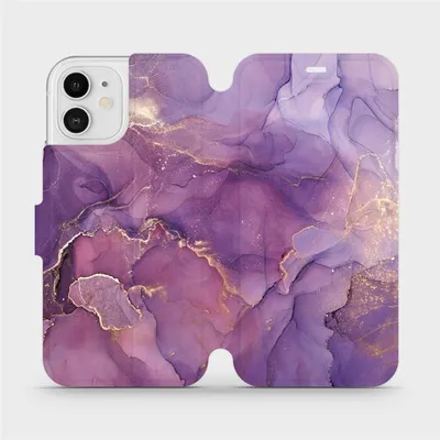 Immagine prodotto di Custodia per cellulare con sportellino per iPhone 12, Mobiwear Book, viola