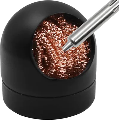 Produktbild von Lötspitzenreiniger – Spitzenreiniger-Set inkl. Metallwolle & Reinigungsschwamm, rauchlos, langlebig, für Trockenreinigung von Lötspitzen Retoo