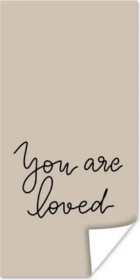 Produktbild von MuchoWow® Poster Liebe - Zitate - Valentinsgeschenk für sie 60x120 cm - Wandschmuck