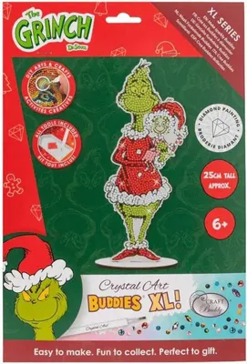 Obrázok produktu pre Grinch - Crystal Art - Buddies XL