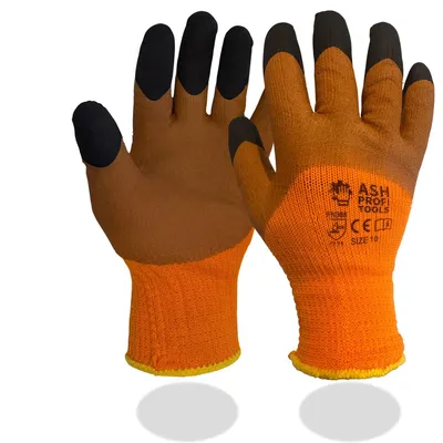 Produktbild von 10 Paar Arbeitshandschuhe Bau - Garten - Atmungsaktiv - Montagehandschuhe - Doppelbeschichtet