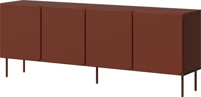 Produktbild von Furniture24 Sideboard Rafael Kommode 200X75X42 Cm Wohnzimmerschrank - Red Tuscan