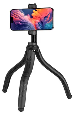Zdjęcie produktu dla Uchwyt, statyw, selfie stick do smartfonów Statyw elastyczny Fixed Creator, gwint 1/4", czarny