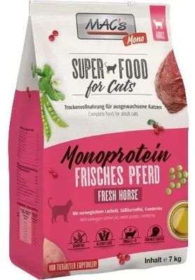 Image de MACs Cat Adult Mono Horse 7 kg