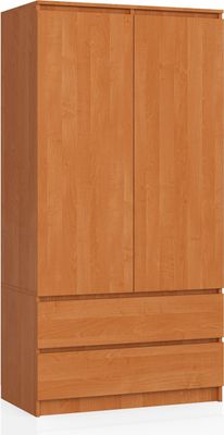 Kleiderschrank AKORD S90 Erle 2 Schubladen 4 Ebenen B90 x H180 x T51 cm