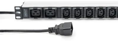 Immagine prodotto di DIGITUS PDU 1U 8xC13 2xC19 prese 230V/16A nero