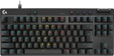 Produktbild von LOGITECH PRO X TKL RAPID Black (US)