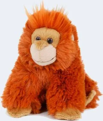 Produktbild von Plüschtier Orang Utan, Affe, 13cm Stofftiere Kuscheltiere Wildtiere Affen