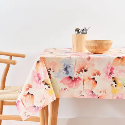 Produktbild von Fleckabweisendes Tischdecken 155 x 155 cm aus 100% Baumwolle