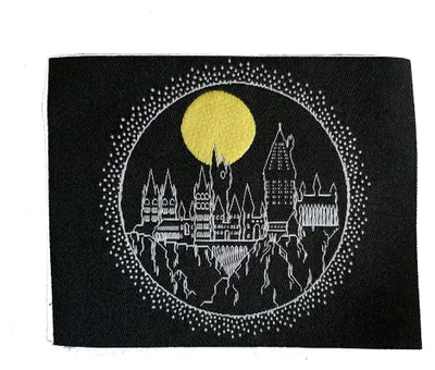 Produktbild von Mono-Quick Harry Potter © Hogwarts Schule gewebt - Aufnäher, Bügelbild, Aufbügler, Applikationen, Patches, Flicken, Zum Aufbügeln, Größe: 5,9 x 7,5 cm