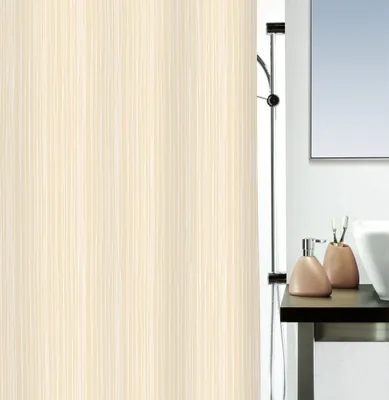 Produktbild von Spirella Duschvorhang Textil Minimalismus, vers. Designs Farbe: Raya light beige