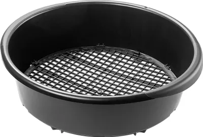 Obrázek produktu pro Zahradní síto – síto na zeminu – Ø37 cm – nastavitelná velikost ok – na zeminu, kompost a kameny – na setí