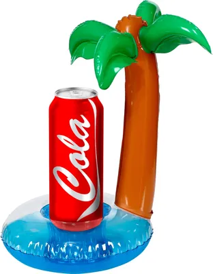 Produktbild von Aufblasbare Palme als Dosenhalter - Bierhalter Höhe 30 cm