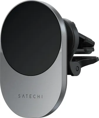 Immagine prodotto di Satechi, caricatore da auto per smartphone Magnetic Wireless Qi2, grigio