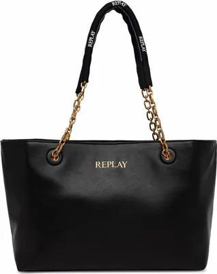 Produktbild von REPLAY Schultertasche Shopper Black schwarz