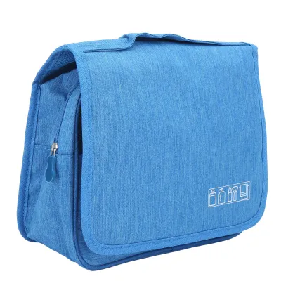 Obrázek produktu pro Make Up Tasche LargeCapacity Travel Pouch MoistureProof Portable DustProof Storage Handtasche (Sky Blue) (Sky Blue)