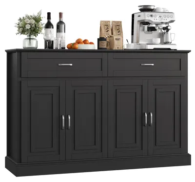 Image de Meuble de rangement - Buffet - Meuble TV - Design moderne - Bois massif et panneaux de particules
