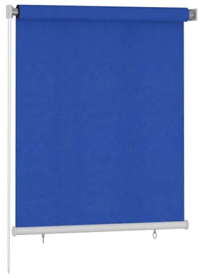 Immagine prodotto di vidaXL Tenda a rullo per esterni 120x140 cm Blu HDPE