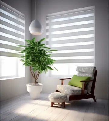 Produktbild von 120 cm x 150 cm Duo Rollo Doppelrollo Fensterrollo Weiß Seitenzugrollo Klemmfix - ohne Bohren
