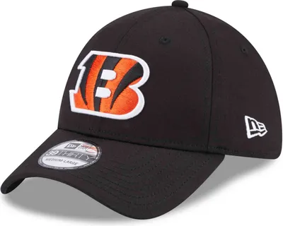 Produktbild von NEW ERA Schwarze Cincinnati Bengals 39THIRTY Stretch Fit Cap schwarz schwarz SM