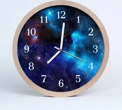 Produktbild von Holzuhr 20fi cm wanduhr - sternenklarer Himmel