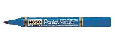 Obrázok produktu pre Permanentný popisovač, 1,5 mm, kužeľový hrot, PENTEL "N850", modrá