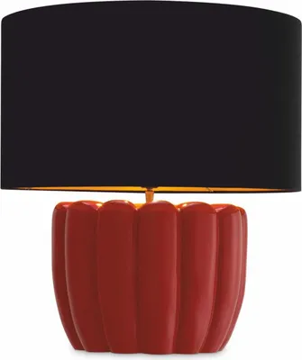 Zdjęcie produktu dla Luksusowa lampa stołowa Casa Padrino czerwona / czarna h. 59,5 cm - luksusowa jakość
