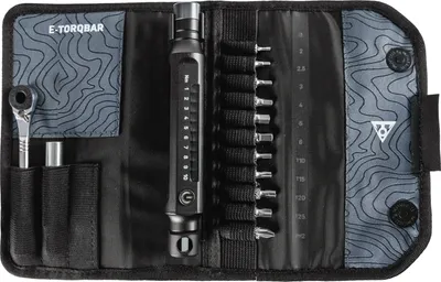 Produktbild von Topeak E-torqbar Torque Werkzeugsatz Schwarz Schwarz One Size