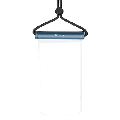 Productafbeelding van Waterdichte telefoonhoes Baseus AquaGlide met cilindrische schuifsluiting (blauw)