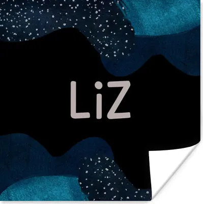 Produktbild von MuchoWow® Poster Liz - Pastell - Mädchen 75x75 cm - Wand Dekoration