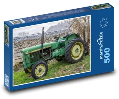 Produktbild von martinpuzzle - Puzzle 500 Teile - Traktor - Bauernhof, Landwirtschaft