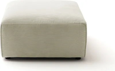 Produktbild von KAWOLA Hocker RANI Polsterhocker Feincord beige