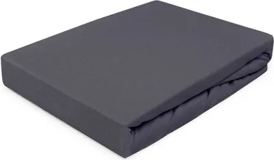 Obrázek produktu pro Prostěradlo s gumičkou, žerzej 120x200cm tmavě šedé