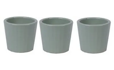 Produktbild von Übertopf Keramik Ø 7 x 10 cm grün