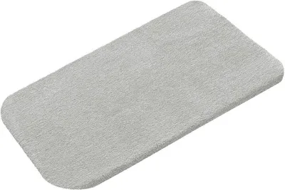 Produktbild von Rhomtuft Badteppich Aspect rechteckig 80x160 cm Farbe perlgrau