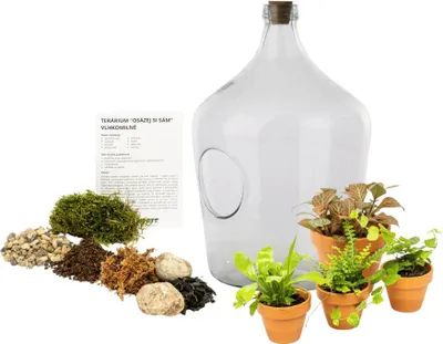 Obrázek produktu pro Gardners Skleněné terárium demižon OSÁZEJ SI SÁM, 10l