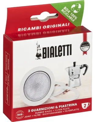 Zdjęcie produktu dla Bialetti 0800032, Filtr do kawy, Bialetti, Moka Express, Dama, Moka Elettrika, Mini Express, Szary, Biały, Aluminium, Plastik