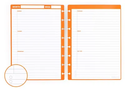 Imagen del producto de Agenda A5 reutilizable con planificación semanal