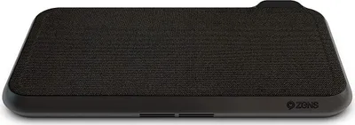 Image de Chargeur de table double ZENS QI Liberty 16 bobines 2x15W Surface tissu (Apple & Samsung QC)