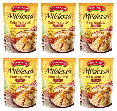 Image de Hengstenberg Mildessa Choucroute douce au lard 400g paquet de 6