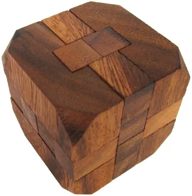 Obrázok produktu pre Diamant G171 - 3D puzzle - IQ Puzzle Wood - Náročná logická hra z dreva