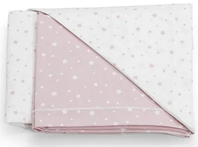Image de Italbaby 020.1007-001 LIT COMPLET 3 PIECES ROSE ETOILES